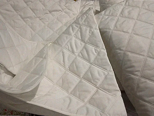 $745 Matouk Italy New 1pc King Quilt 600TC Milano Percale Coverlet WHITE