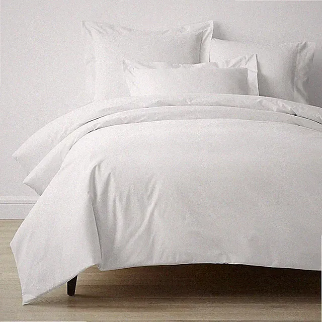 Company Cotton™ Classic Cool Cotton Percale Bed Duvet Cover - White, King/Cal Ki