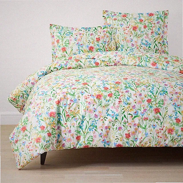 Company Cotton™ Garden Symphony Classic Cool Cotton Percale Duvet Cover