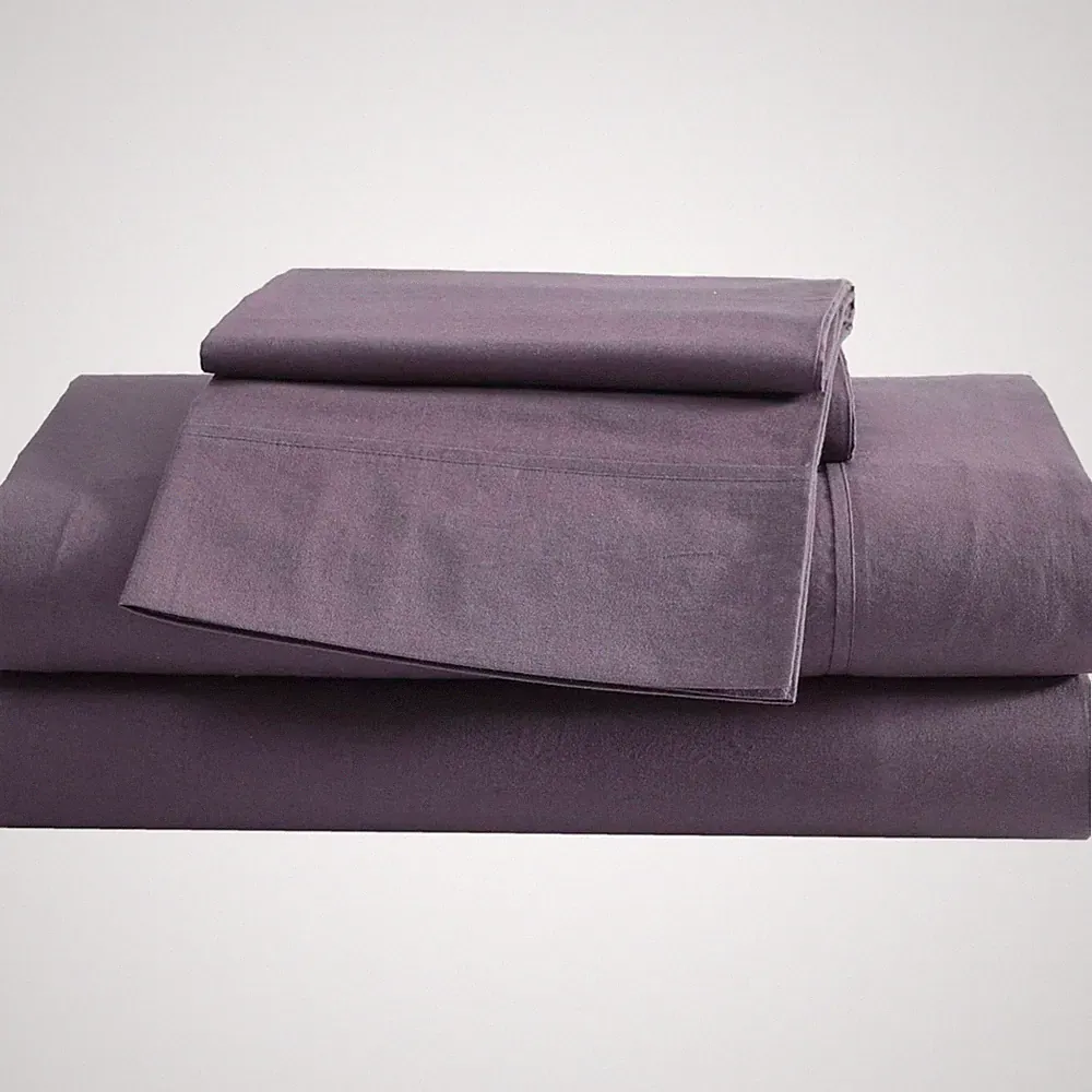 King Sheet Set, Washed Percale Bedding Set with Deep Pockets, Super Soft, 100...