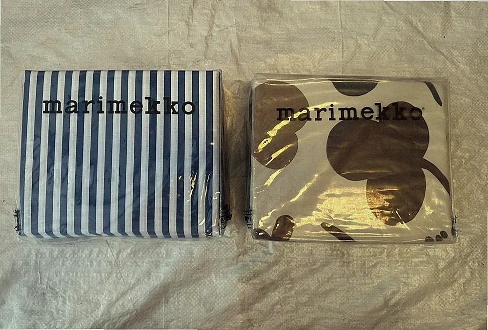 Marimekko Sheet Set, Premium Cotton Percale Bedding Set with Matching Shams