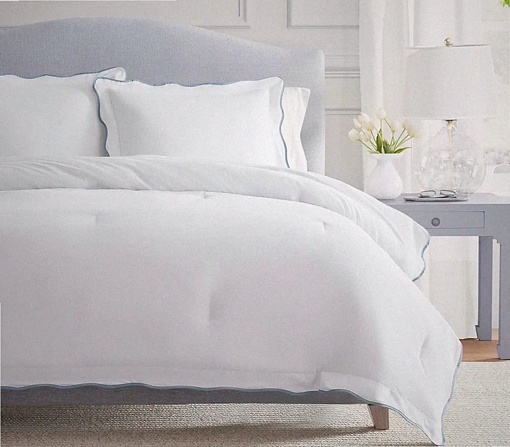 Queen Duvet Cover Set, Crisp & Smooth Bedding with a Cotton Percale Lightwe...