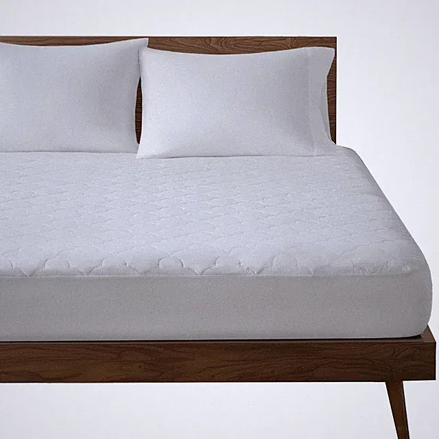 Queen Mattress Pad, Cotton Mattress Protector Classic Cloud Quilted Bed Cover...