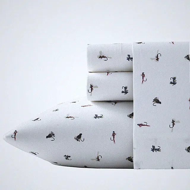Queen Sheets, Cotton Percale Bedding Set, Crisp & Cool Luxurious Bedding Se...