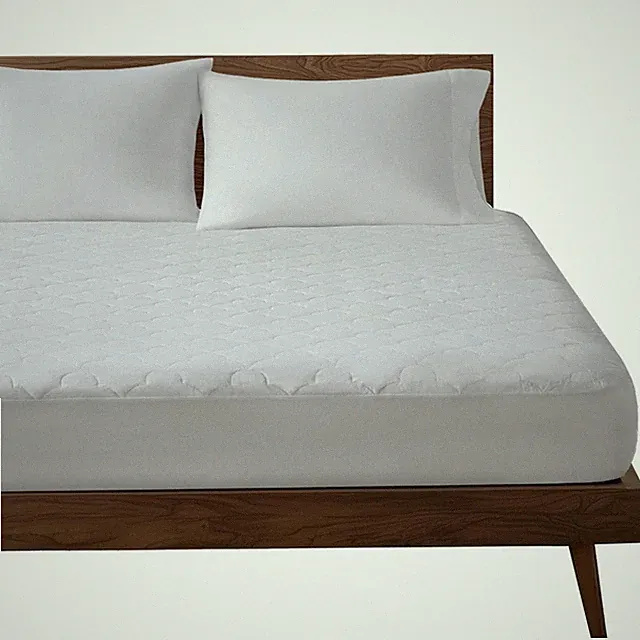 Sleep Philosophy King Mattress Pad, Cotton Mattress Protector Classic Cloud Q...