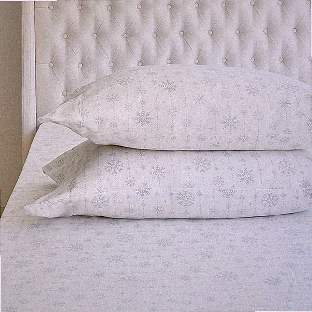 Ultra Soft 4-Piece 100% Turkish Cotton Flannel Sheet Set - Holiday Christmas Fla